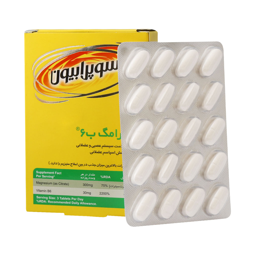 قرص سیترامگ B6 سوپرابیون 60 عدد