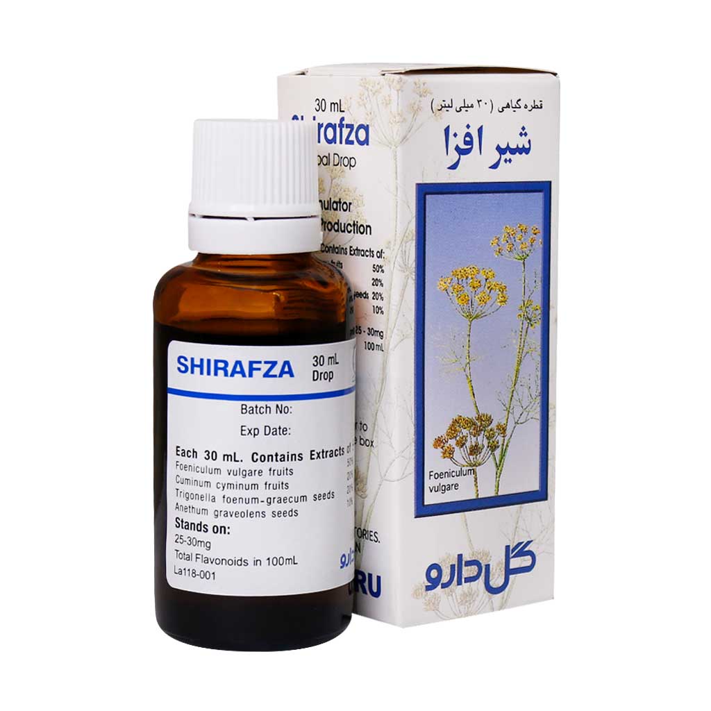 قطره شیرافزا گل دارو 30 میلی ‎لیتر
